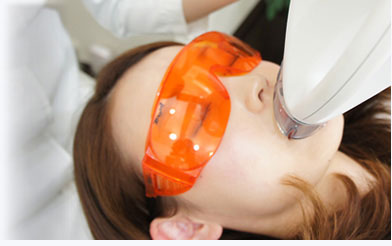 ライト照射の様子